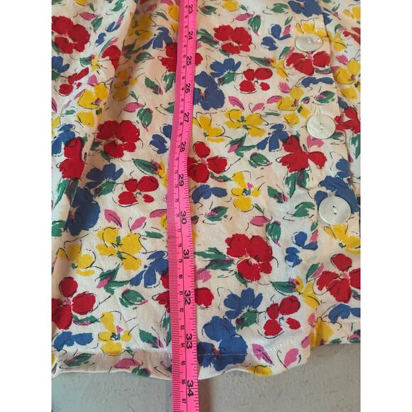 RIXO Floral Button-Front Dress Gorgeous 90s-Inspired Print Based on Measurements - Picture 12 of 12